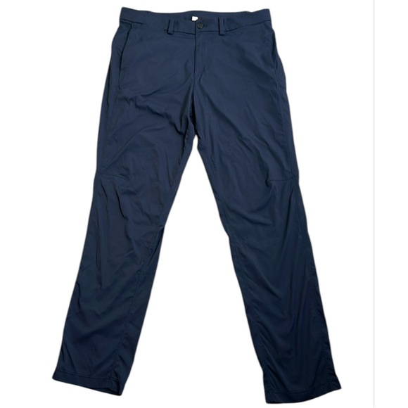 Lululemon navy blue 6 pockets pant size 34 - Picture 1 of 14